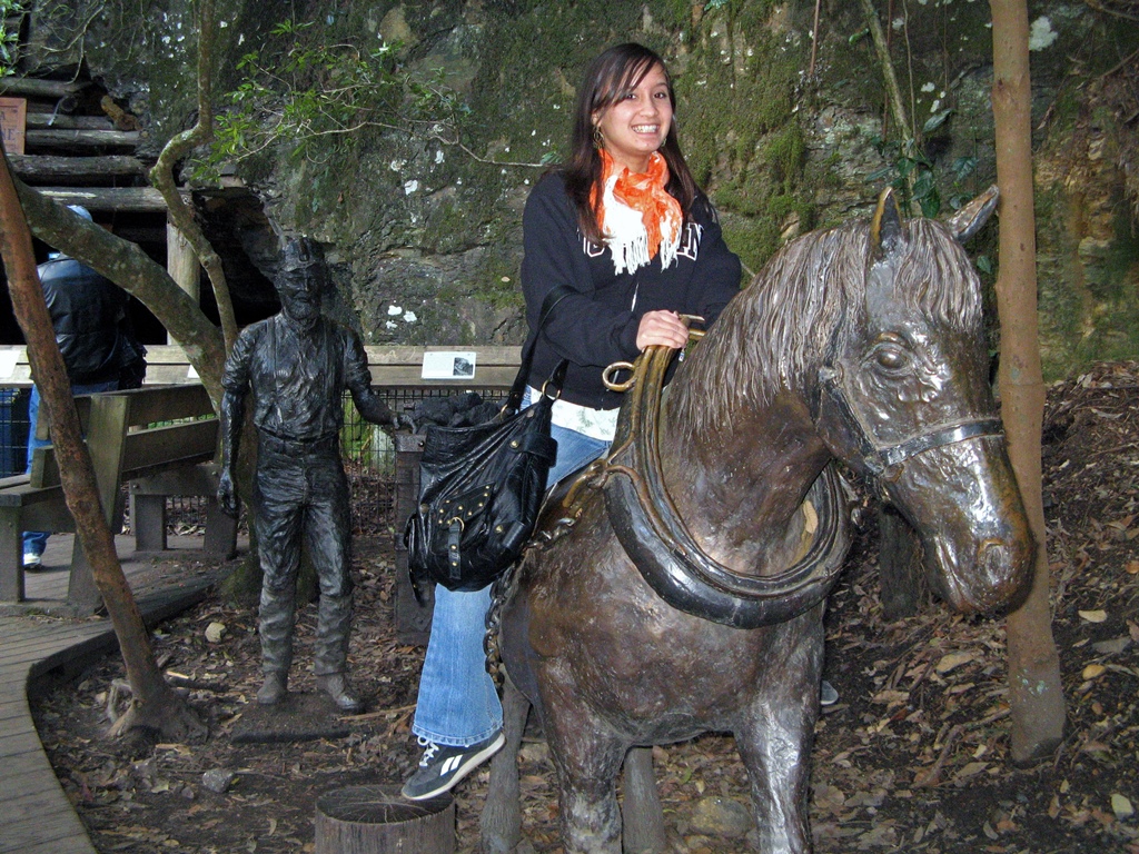Connie on Horseback